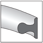 Rail ball in 2D image Rail ball in 2D image