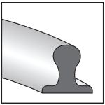 Rail ball up 2D image Rail ball up 2D image